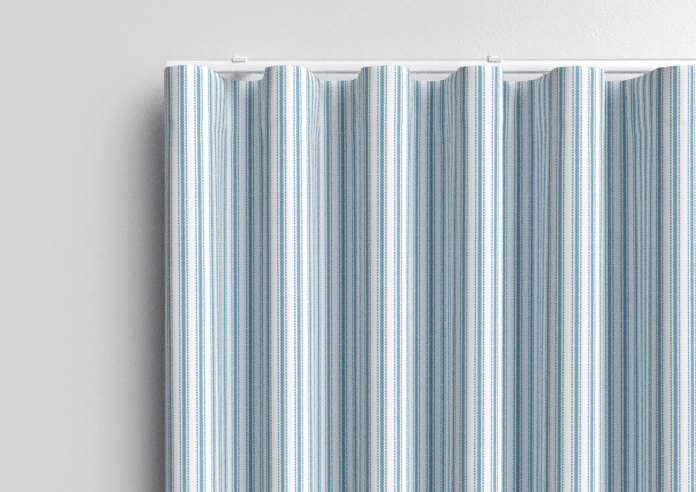 Lace Stripes, River - Made to Measure Curtains - Image 13